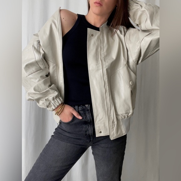 BIANCA BOMBER JACKET 🆕 — In Gray/stone - Picture 4 of 11